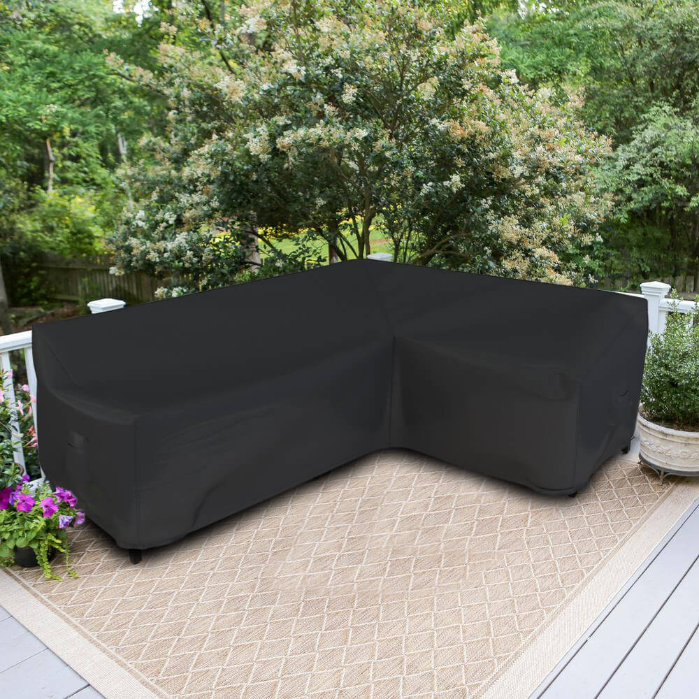 Custom L Shape Couch Covers - Design 8